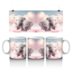 15 oz Mug - Elephants 057