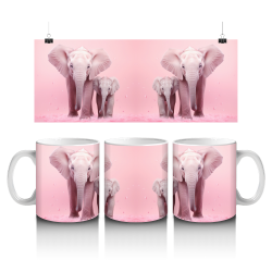 15 oz Mug - Elephants 059
