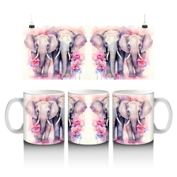 15 oz Mug - Elephants 060