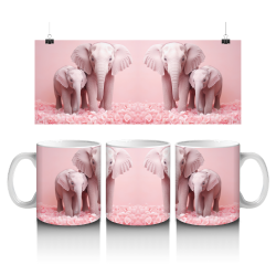 15 oz Mug - Elephants 064