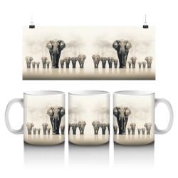 15 oz Mug - Elephants 067