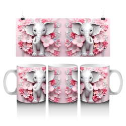 15 oz Mug - Elephants 068