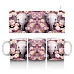 15 oz Mug - Elephants 069