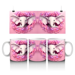 15 oz Mug - Elephants 071