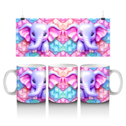 15 oz Mug - Elephants 072
