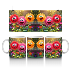 15 oz Mug - Flowers 001