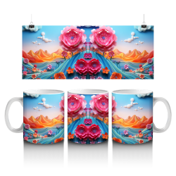 15 oz Mug - Flowers 057