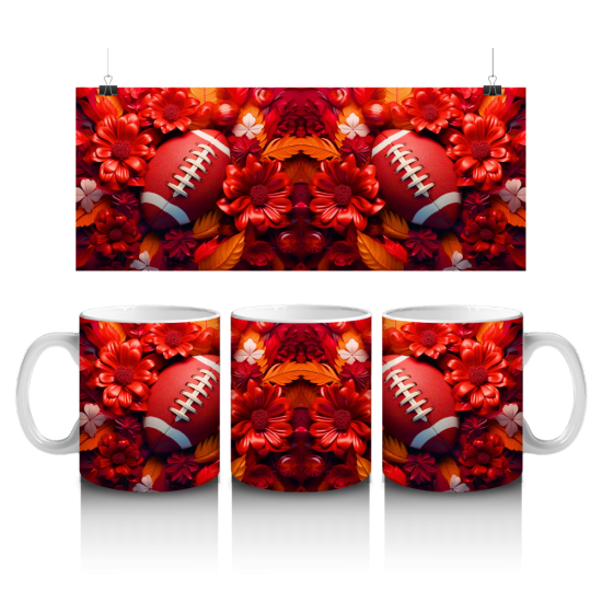 11 oz Mug - Football 054 11 oz Mug - Football 054