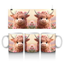 15 oz Mug - Highland Cow 001