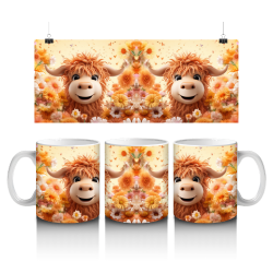 15 oz Mug - Highland Cow 002