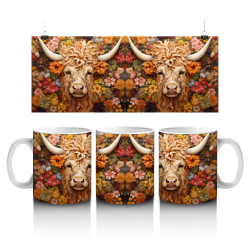 15 oz Mug - Highland Cow 003