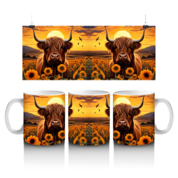 15 oz Mug - Highland Cow 008