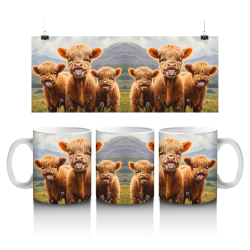 15 oz Mug - Highland Cow 013