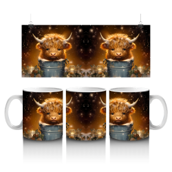 15 oz Mug - Highland Cow 014