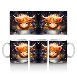 15 oz Mug - Highland Cow 017