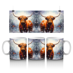 15 oz Mug - Highland Cow 019