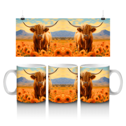 15 oz Mug - Highland Cow 023
