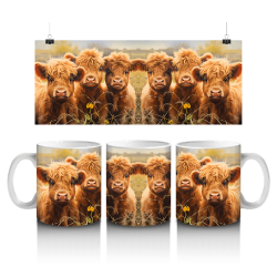 15 oz Mug - Highland Cow 024