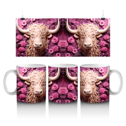 15 oz Mug - Highland Cow 025