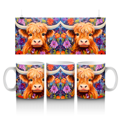 15 oz Mug - Highland Cow 026