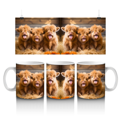 15 oz Mug - Highland Cow 030