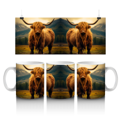 15 oz Mug - Highland Cow 035