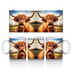 15 oz Mug - Highland Cow 037