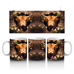 15 oz Mug - Highland Cow 049