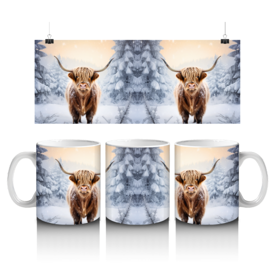11 oz Mug - Hifgland Cow 051 11 oz Mug - Hifgland Cow 051