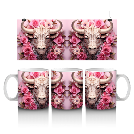 11 oz Mug - Hifgland Cow 052