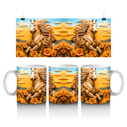 15 oz Mug - Horse 003