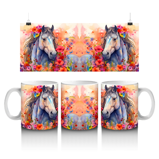 11 oz Mug - Horse 030 11 oz Mug - Horse 030
