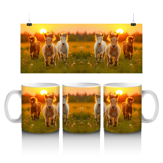 11 oz Mug - Horse 074 11 oz Mug - Horse 074
