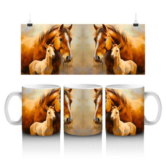 11 oz Mug - Horse 077 11 oz Mug - Horse 077