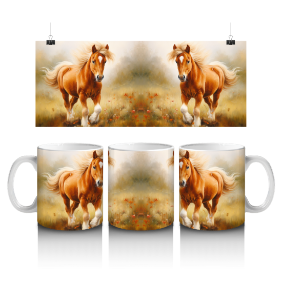 11 oz Mug - Horse 085 11 oz Mug - Horse 085