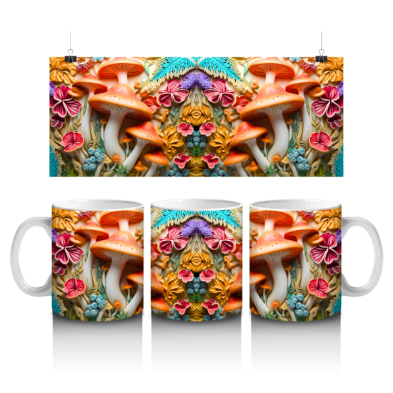 11 oz Mug - Mushroom 008
