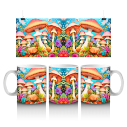 15 oz Mug - Mushroom 012