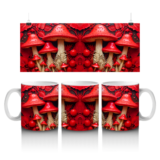 11 oz Mug - Mushroom 017