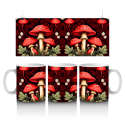 15 oz Mug - Mushroom 018