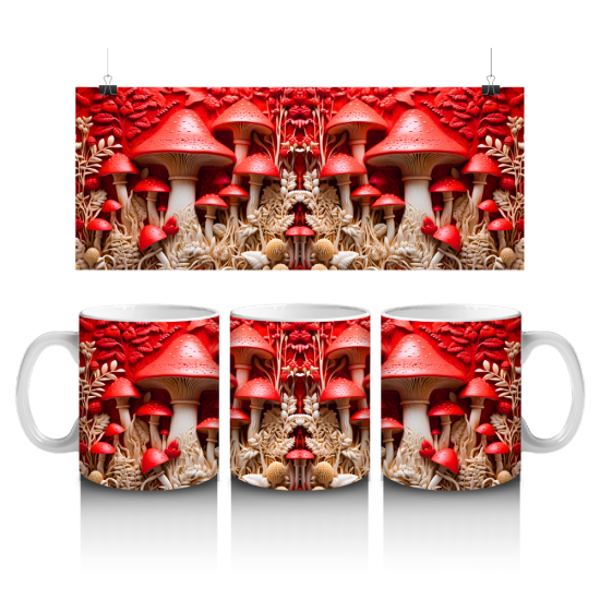 11 oz Mug - Mushroom 020 11 oz Mug - Mushroom 020