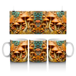 15 oz Mug - Mushroom 027