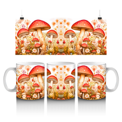 15 oz Mug - Mushroom 038