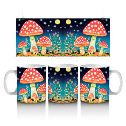 15 oz Mug - Mushroom 044