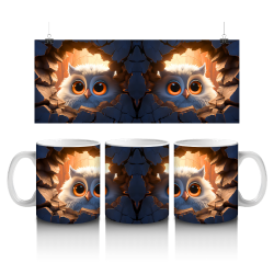 15 oz Mug - Owl 004