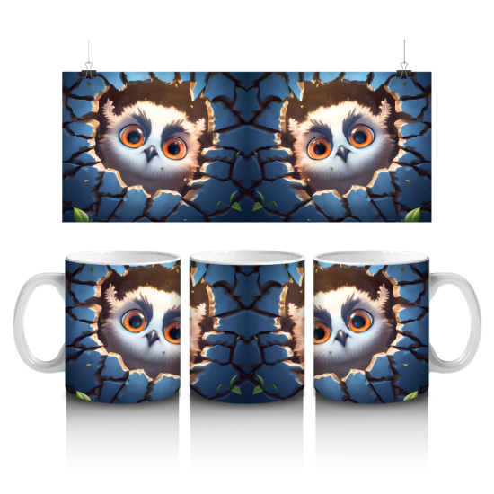 11 oz Mug - Owl 005