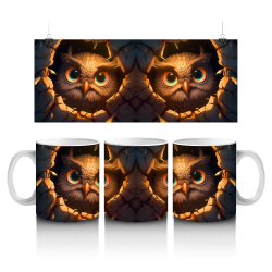 15 oz Mug - Owl 007