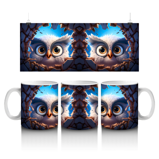 11 oz Mug - Owl 019