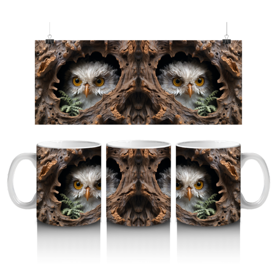 11 oz Mug - Owl 023