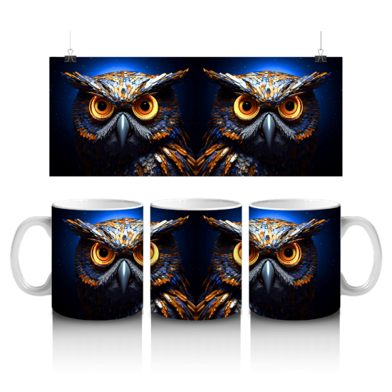 11 oz Mug - Owl 027 11 oz Mug - Owl 027