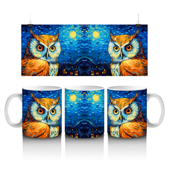 11 oz Mug - Owl 028